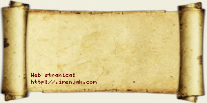 Kristina Stojković vizit kartica